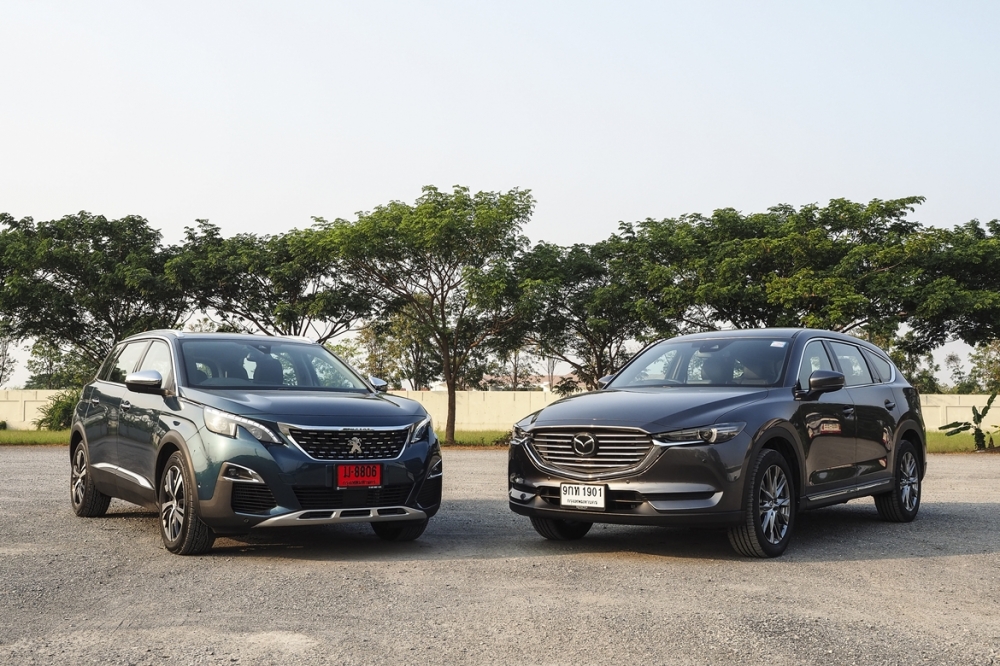 Compara Mazda CX8 y Peugeot ¿Qué coche es mejor?
