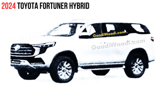 Hình ảnh rò rỉ được xem là của Toyota Fortuner thế hệ mới